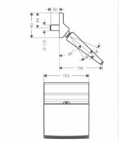 HANSGROHE RAINFALL 150